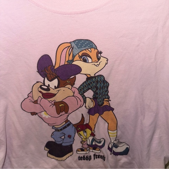 Teddy Fresh x Looney Tunes collab. Looney tunes Lola Bunny T-shirt size large - Picture 3 of 4